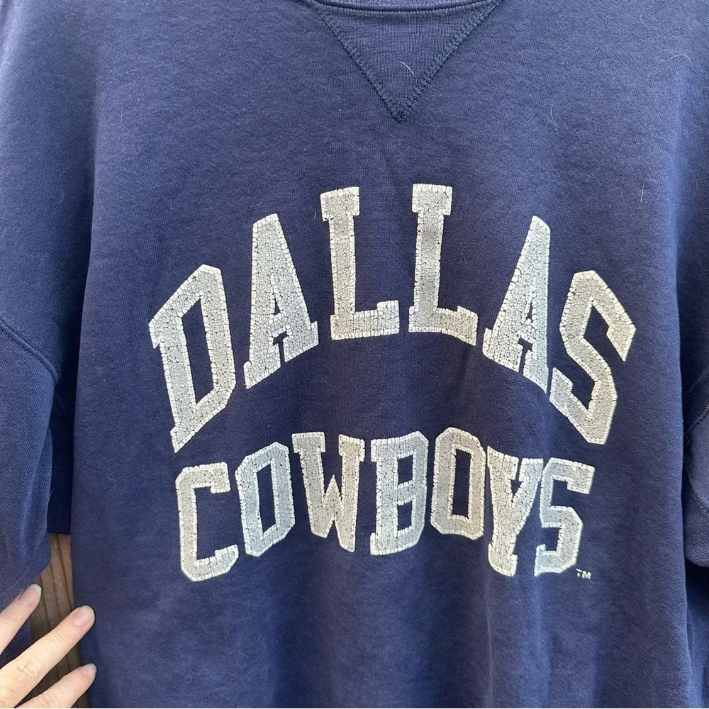 Vintage 90s Mens XL Dallas Cowboys Sweatshirt Russell Athletics USA - Picture 2 of 7